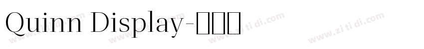 Quinn Display字体转换